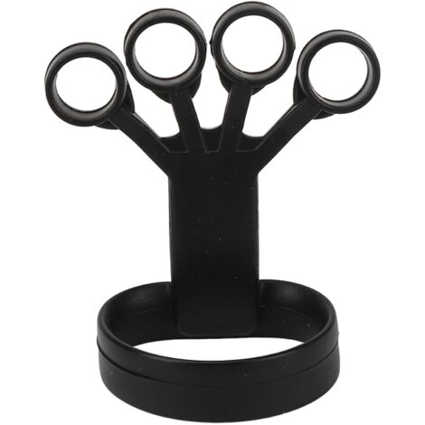 Exercitateur de Force de Prise en Silicone 4 Doigts 5kg pour Escalade et Fitness Noir (1/5)