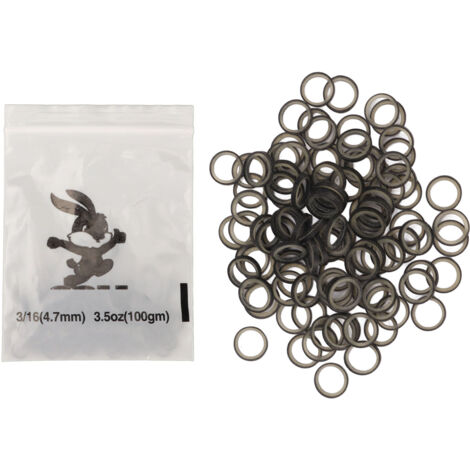 500 pièces élastiques orthodontiques dentaires légers 4.7mm 3.5 Oz, élastiques de traction noirs pour appareil dentaire (1/5)
