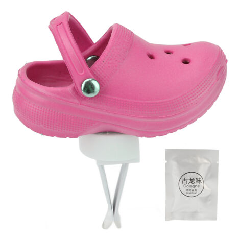 Mini Chaussure Parfum Voiture - Décoration Aromathérapie Intérieure Rose en Forme de Baskets (1/5)