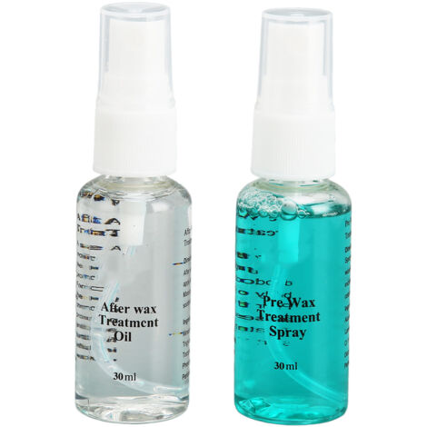 Kit de Soins Épilatoires - Spray Pré-Épilation Réducteur de Rougeurs et Huile Post-Épilation pour Éliminer Résidus et Apaiser la Peau (1/5)