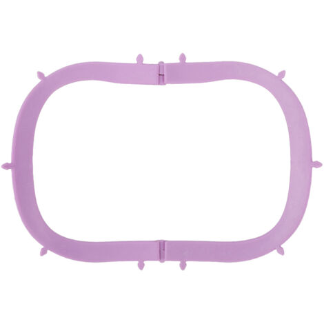 Cadre de Digue Dentaire Courbé Violet, Support Pliable pour Dentiste (1/5)