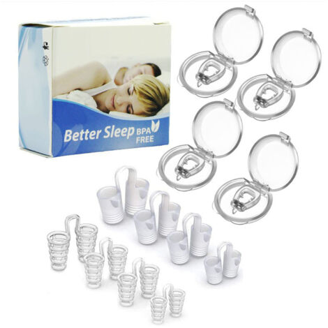 Pince Nez Anti Ronflement Magnétique en Silicone, Solution Ronflement pour Nuit (1/5)