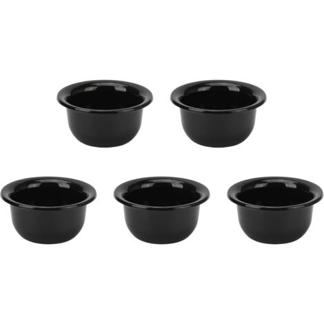 5 pièces Bol à Barbe en Mousse Portable, Surface Brillante et Durable, Pratique pour Savon à Domicile (1/5)