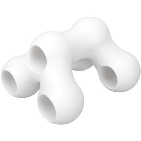 Massageur de Cou et Épaules Portable, Relaxation Musculaire et Simulation de Points d'Acupression, Blanc (1/5)