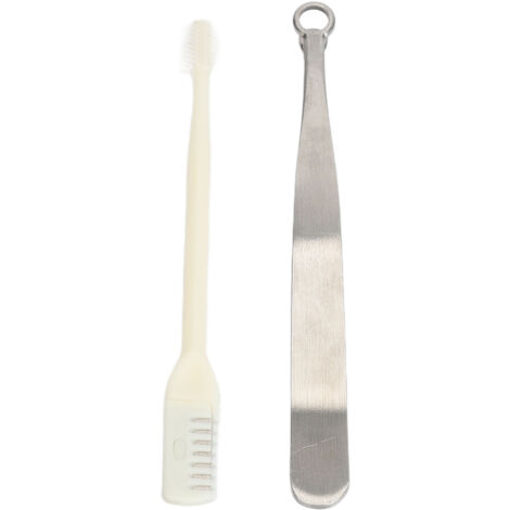 Ensemble de 2 Tondeuses à Poils de Nez Rotatives à Double Tête et Ciseaux Nasaux (1/5)