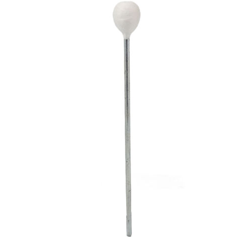 Bâton de Ventouse à Incendie Réutilisable en Acier Inoxydable, Tête Coton, Longueur 24.5cm (1/5)
