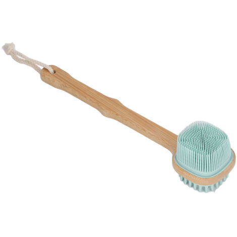 Gant de Douche à Long Manche avec Lanière - Brosse Exfoliante et Massante pour le Dos (1/5)