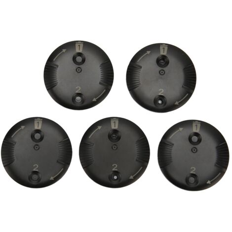 5 pièces Disques Noirs de Protection Cire Remplacement Filtre Anti-Cérumen pour Aides Auditives Phonak (1/5)