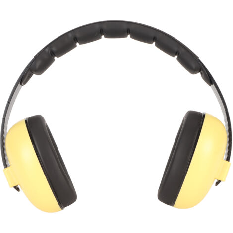 Protection Auditive Enfants - Casque Anti-Bruit Bébé pour Matchs de Football et Concerts en Jaune (1/5)