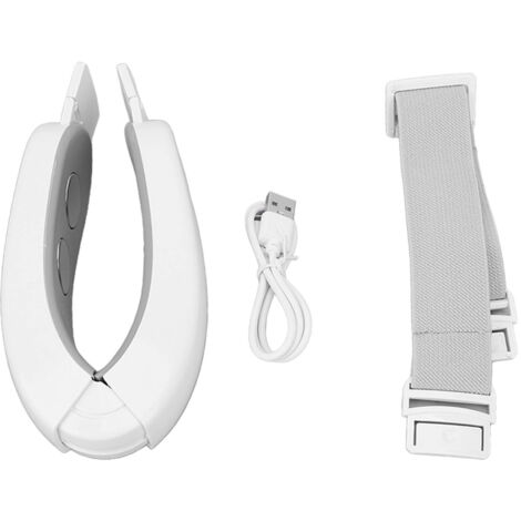 Appareil de Lifting Facial Électrique Intelligent à Micro-courants pour Réduction du Double Menton et Fermeté de la Peau - Blanc (1/5)