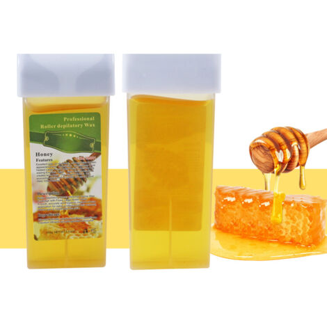 Cartouche de Cire Épilation 100g - Cire Chaude à l' Abeille pour Élimination Poils