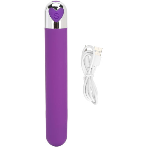 Bâton de Massage Rechargeable pour Douleurs Musculaires - Massage en Profondeur des Tissus - Violet (1/5)