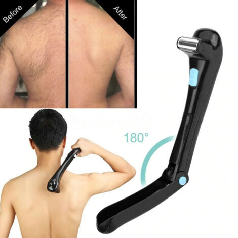 Rasoir Électrique Professionnel pour le Dos, Tondeuse à Poils Corporels Rechargeable et Pliable pour un Épilage Facile (1/5)