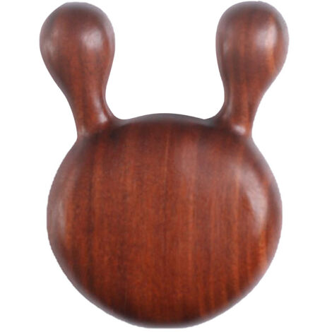 Outil de Gua Sha Nasal en Santal pour Massage des Points d'Acupression et Contour des Yeux (1/5)