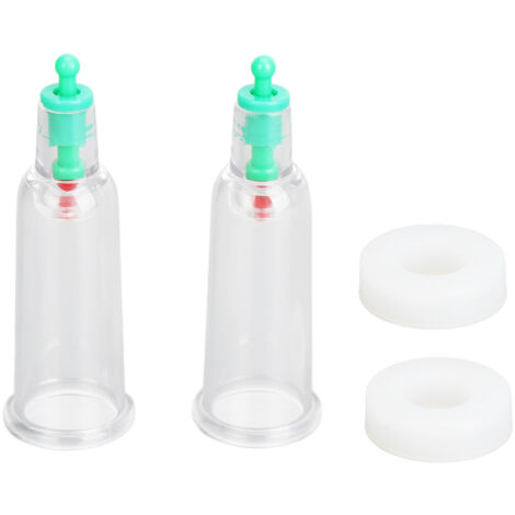 2 pièces Ventouses à Doigts pour Améliorer la Circulation et Détendre les Muscles, avec 2 Joints d'Étanchéité (1/5)