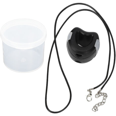 Exerciceur de Mâchoire en Silicone avec Corde pour Double Menton et Affinement du Visage - Noir 55lb (1/5)