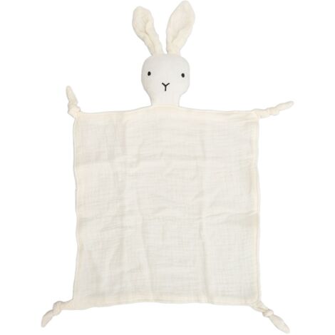 Couverture Sécurisante Lapin Douce - Doudou en Coton à Double Couche pour Bébé, Idéale pour Dormir et Jouer (1/5)