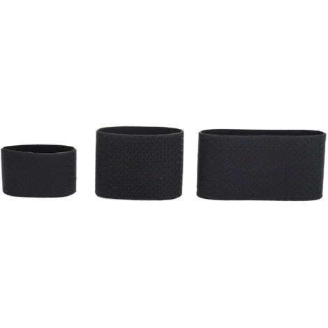 3 bandes élastiques en silicone résistant à la chaleur pour tondeuses, antidérapantes pour salon de coiffure (1/5)