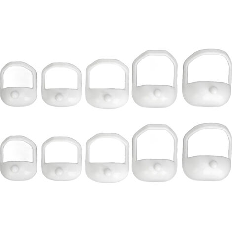 2 Gabarits de Contour Barbe Transparents - 5 Tailles pour Styling et Rasage Précise (1/5)