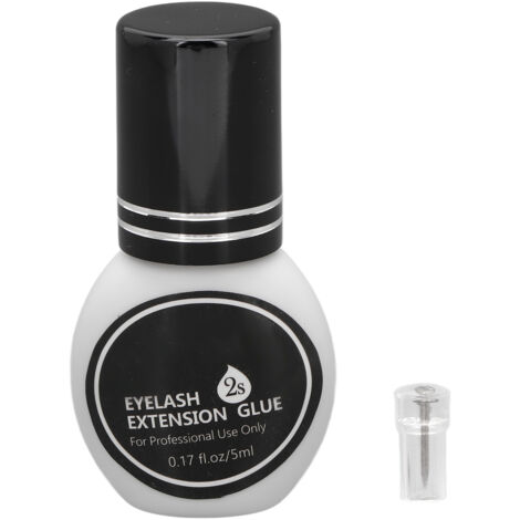 Colle Professionnelle pour Extensions de Cils, Séchage Rapide et Adhérence Forte - 5ml, Idéale pour Débutants (1/5)