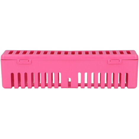 Boîte Stérilisateur Rose pour Instruments Dentaires - Récipient Médical de Nettoyage (1/5)