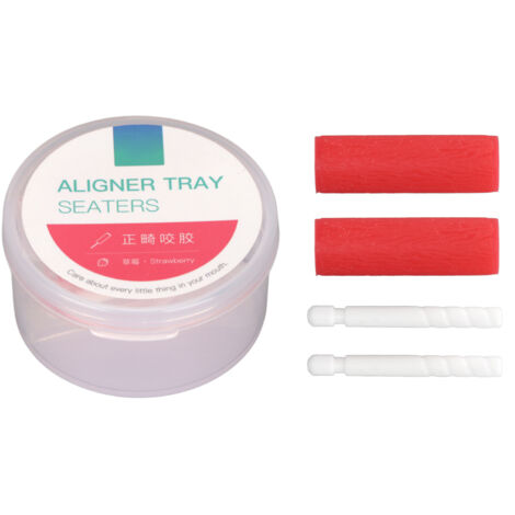 Kit de Chewies Orthodontiques Saveur Fraise pour Alignement Dentaire (1/5)