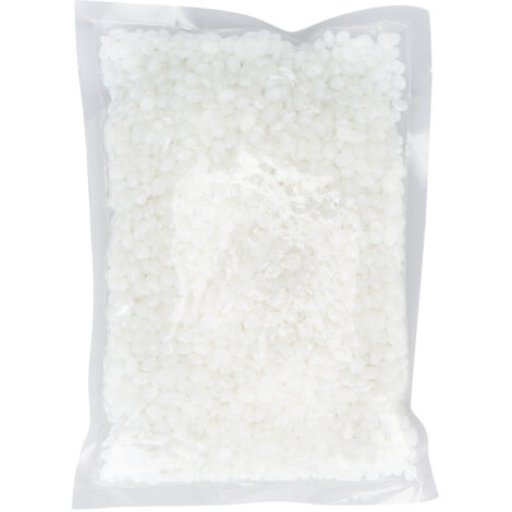 Perles de Cire Épilation Dure Professionnelle - Cire Chaude pour Épilation Maison & Salon, Jambes, Bras, Maillot (Perle Blanche 500g)