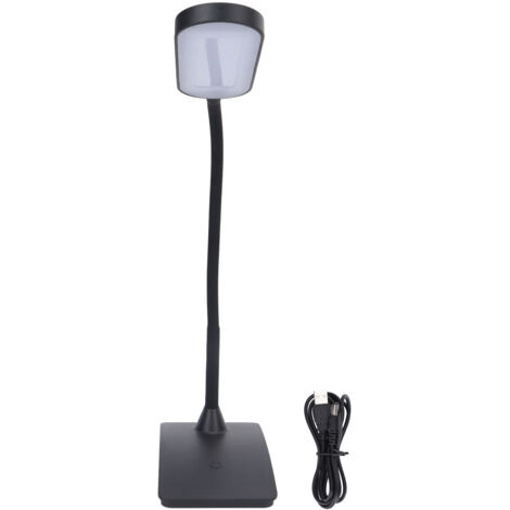 Lampe de Bureau LED Réglable et Dimmable pour Salon, Bureau, Tatouage et Microblading, Noir (1/5)