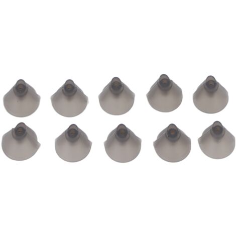 10 pièces Dômes pour Aides Auditives en Silicone Doux, Lavables et Amovibles, Anti-Static (1/5)
