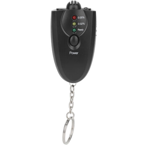 Testeur d'Alcool Personnel avec Rétroéclairage - Alcootest Portable Compact à Piles ABS pour Usage Domestique (1/5)