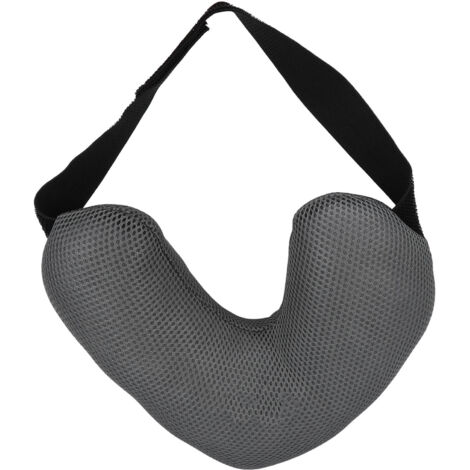 Oreiller pour aisselle en coton respirant, sangle ajustable pour soulager la pression et prévenir l'inflammation, oreiller post-opératoire cancer du sein, gris (1/5)