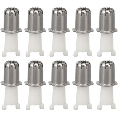 10 pièces têtes de coupe pour tondeuse à poils de nez, lames de remplacement universelles précises (1/5)