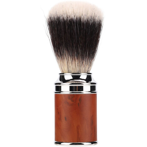 Brosse à raser professionnelle pour hommes - Poils doux en nylon - Outil de soin du visage pour salon à domicile (1/5)