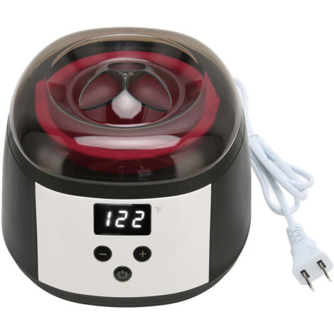 Chauffe-cire électrique en aluminium avec affichage LED et contrôle de température, 100-240V prise US