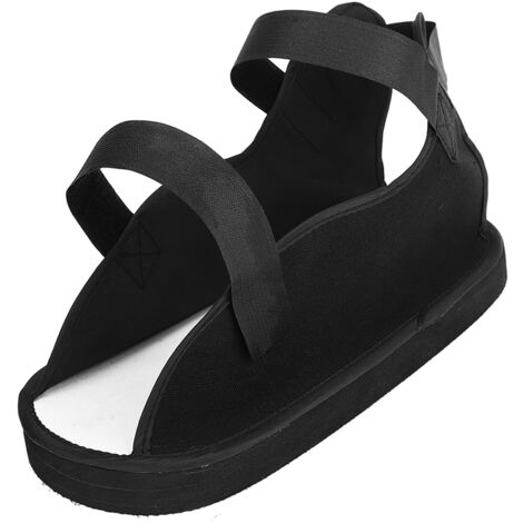 Chaussure médicale post-opératoire à bout ouvert pour plâtre et fracture - Support de pied et jambe (1/5)