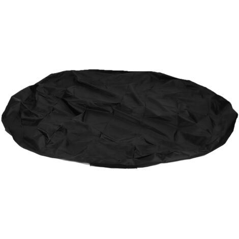Bâche de Protection 6 Pieds pour Piscine Ronde, Couverture Étanche Anti-Poussière Noire pour Barbecue et Grill (1/5)