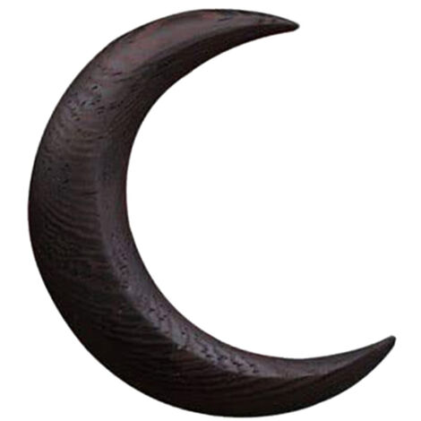 Fourchette à Cheveux en Bois Sculpté à la Main en Forme de Lune Croissant, Accessoire de Coiffure pour Cheveux Longs (1/5)