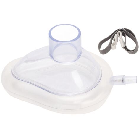 Masque de RCP en Silicone Professionnel - Couverture Faciale d'Urgence Portable pour Adultes (1/5)