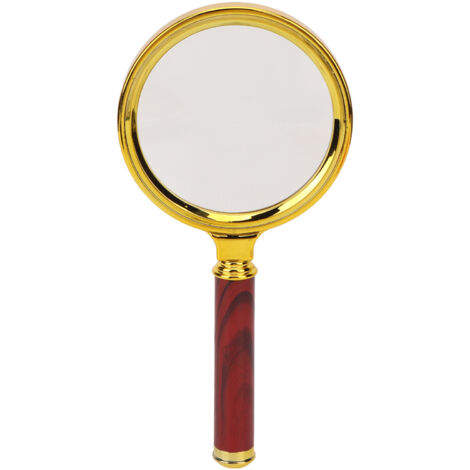 Loupe à main 7X légère et portable, poignée confortable, loupe plaquée 70mm pour personnes âgées (1/5)