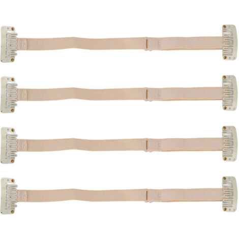4 bandes de lifting facial réglables pour femmes avec clip, attaches élastiques pour cheveux blancs (1/5)