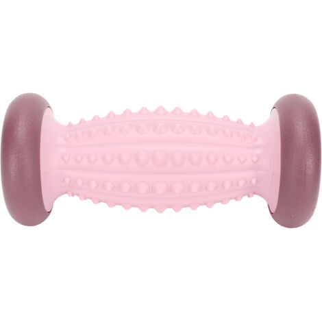 Rouleau de massage profond pour pieds, poignets et cou - Ergonomique en ABS - Couleurs rose et violet disponibles (1/5)