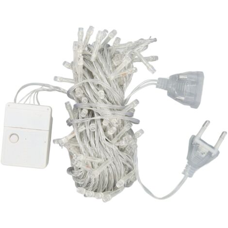 Guirlande LED 32.8ft 100 Ampoules Imperméable Multicolore Basse Tension 220V avec Fiche EU (1/5)