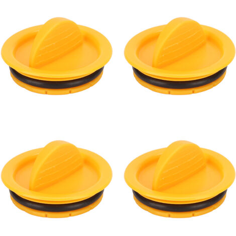 4 pièces couvercle filtre valve dentaire jaune, capuchon de filtre à aspiration puissante pour chaise dentaire, accessoire de remplacement (1/5)