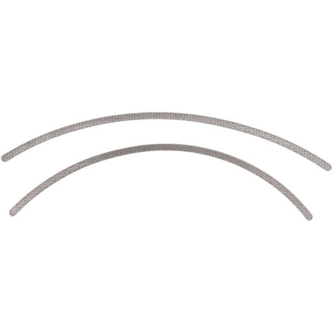 2 pièces Attelles Orthodontiques Universelles Linguales en Forme U avec Base en Maille pour Appareils Dentaires (1/5)