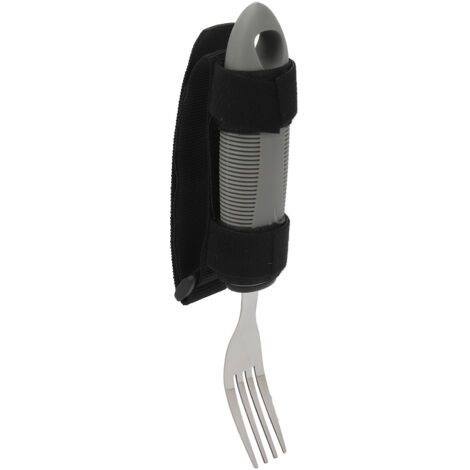 Fourchette Adaptative pour Personnes Âgées - Aide Mangeoire Ergonomique en Acier Inoxydable pour Arthrite, Alzheimer et AVC (1/5)