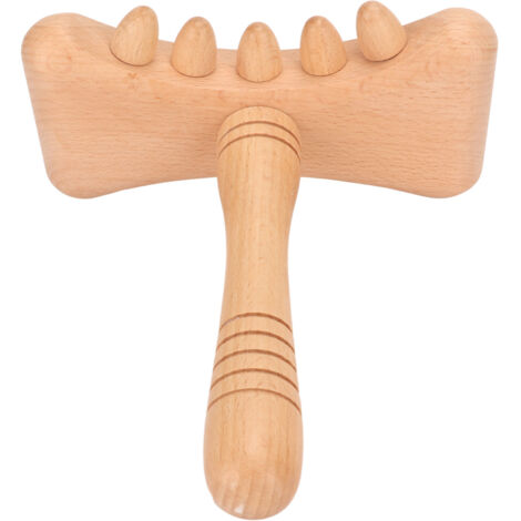 Gua Sha en Bois pour Massage du Corps - Outil de Détente Portable pour Épaules et Nuque (1/5)