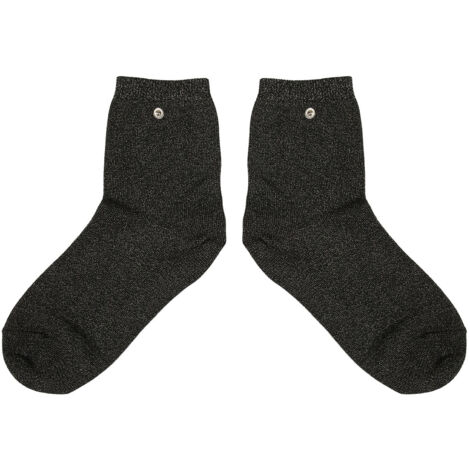 1 Paire de Chaussettes de Massage Électroconductrices en Fibre d'Argent pour Stimulation Pulsée et Confort (1/5)