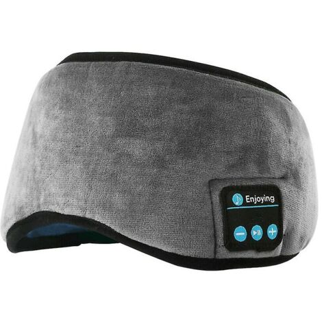 Masque de sommeil Bluetooth sans fil ultra-doux pour les personnes dormant sur le côté, au bureau et en voyage (1/5)