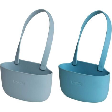 Lot de 2 supports à éponges pour évier de cuisine - Organisateur d'ustensiles de cuisine de type panier (1/5)