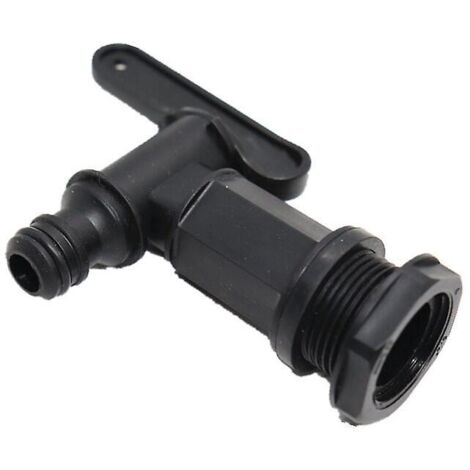 Adaptateur pour robinet de réservoir IBC (collecte d'eau de pluie et transfert de carburant) - Adaptateur pour réservoir en plastique de 1000 L avec raccord de tuyau (1/5)